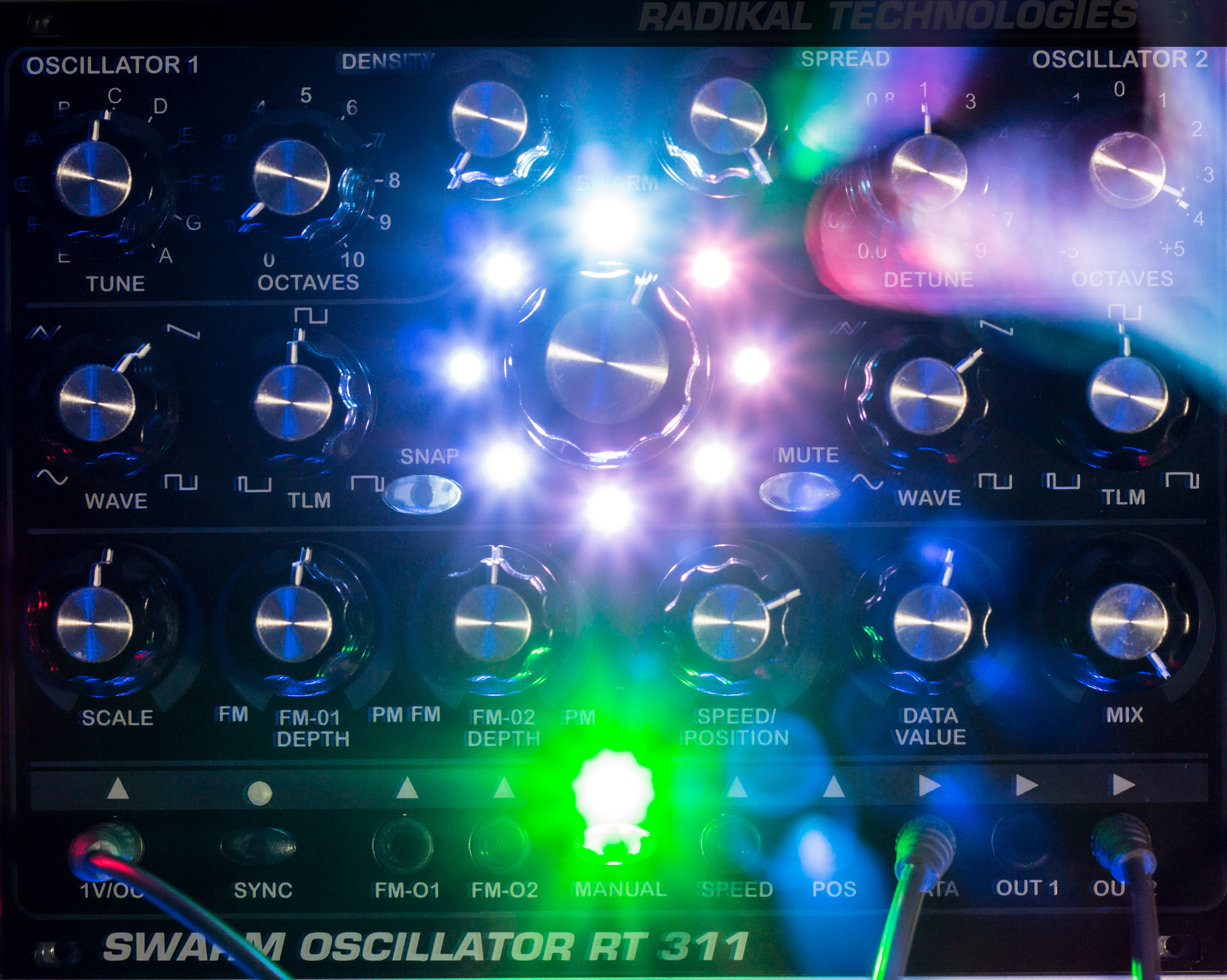 Radikal Technologies RT-311 Swarm Oscillator on LSD